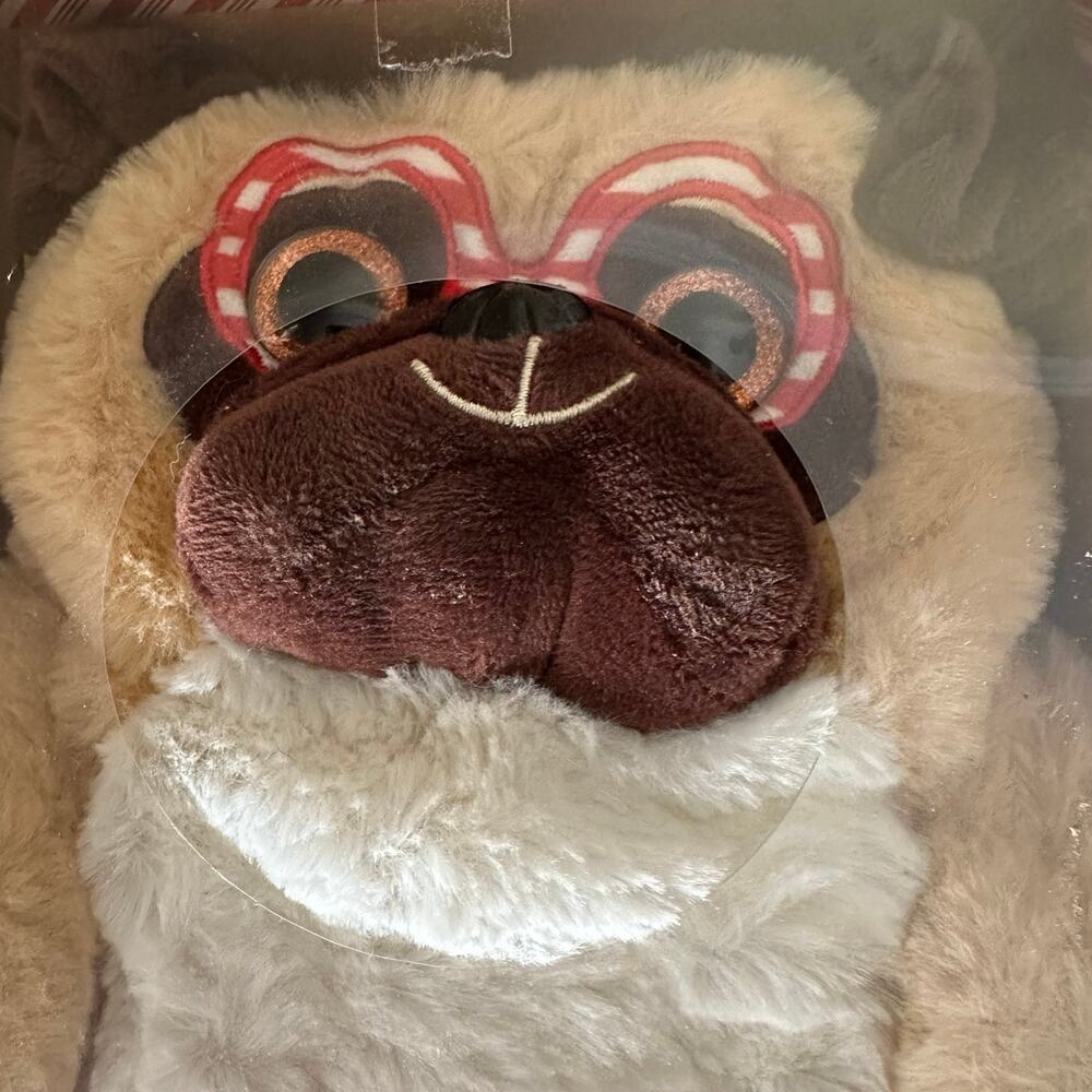 Plush Pug Microwave Lavender Heating Pad